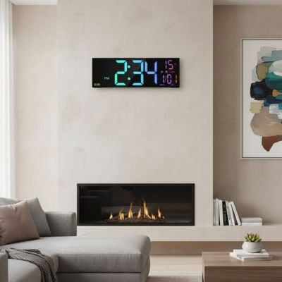 Horloge murale numérique